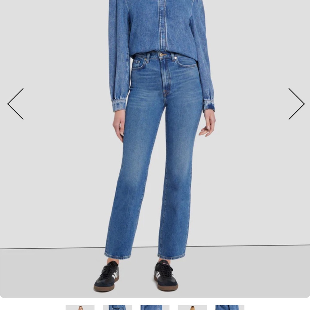 7 for All Mankind, size 25, Logan stovepipe explorer